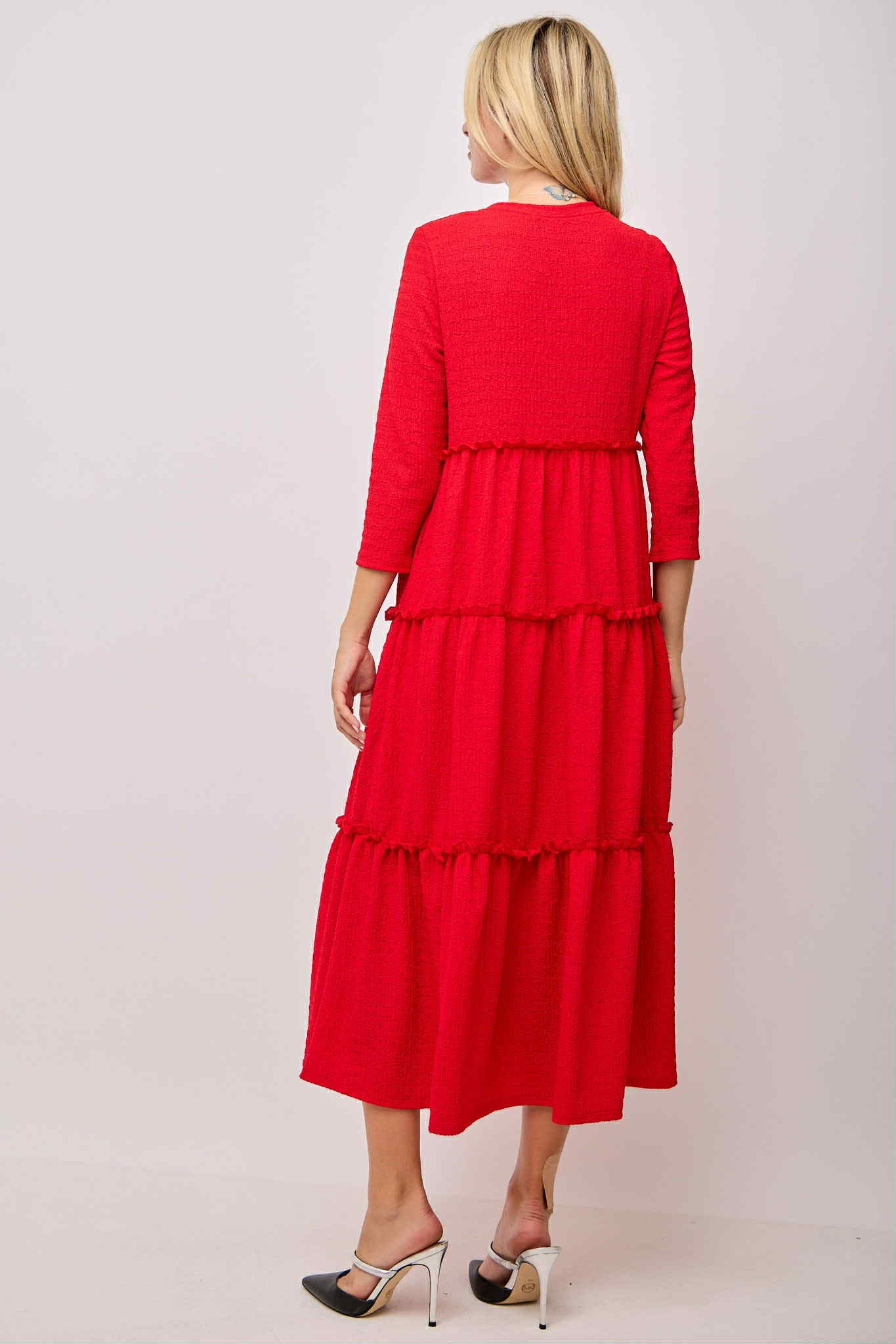 NEW! "Ruby" Red Dress: S- 3X