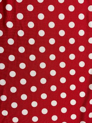 Red Polka Dot MAXI SKIRT : Small & XL  (Final Sale! Cannot Be Returned!