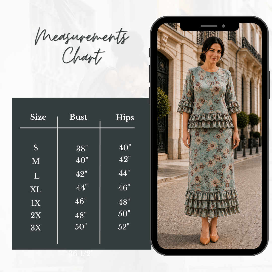 Pre-Order:  NEW!  “Savannah” - Sage/Floral Print- 2 Piece Set! (Arriving late Sept-Early Oct)