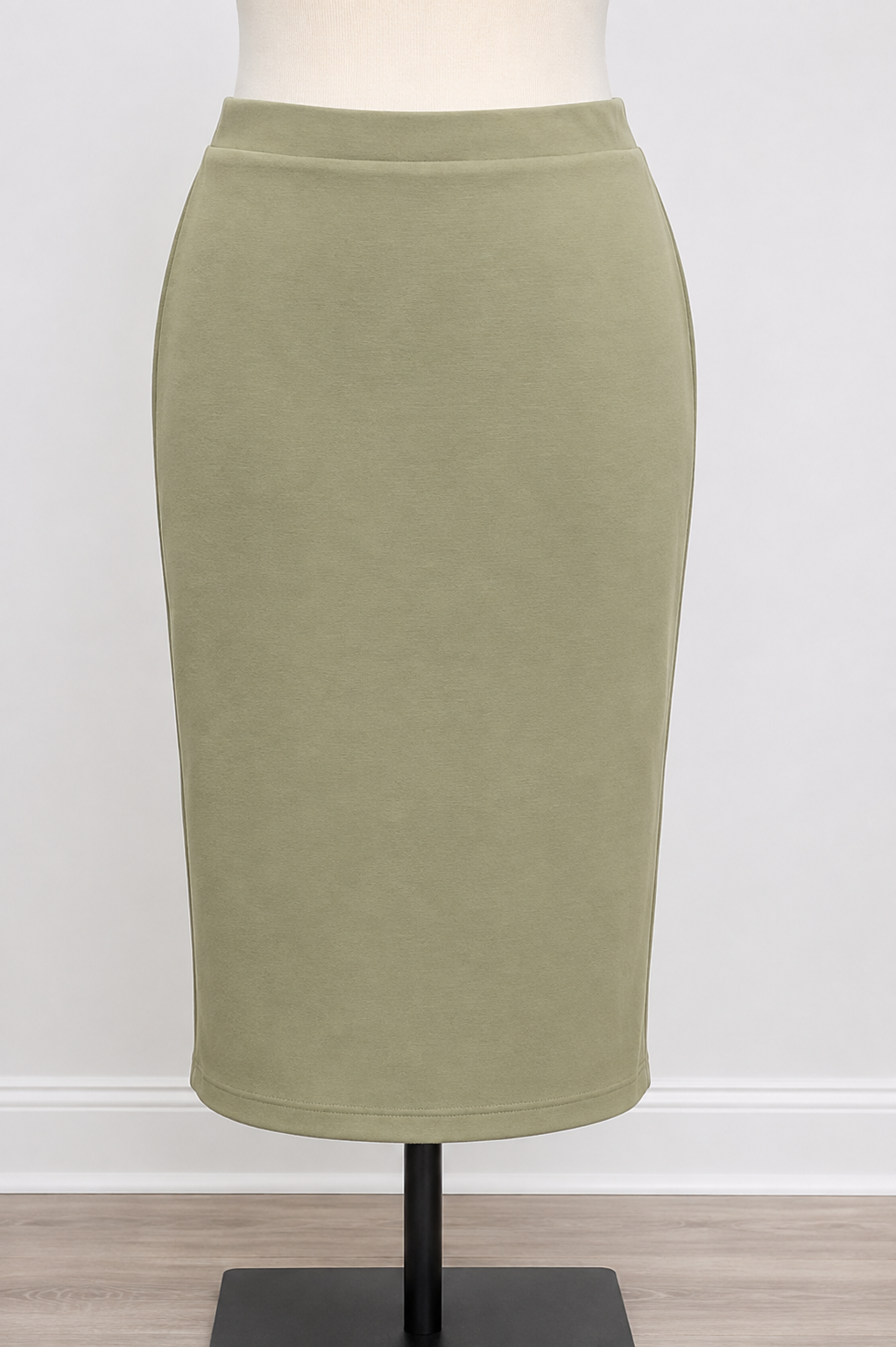 Sage Green Skirt:  2X- 28" Final Sale! Cannot Be Returned!