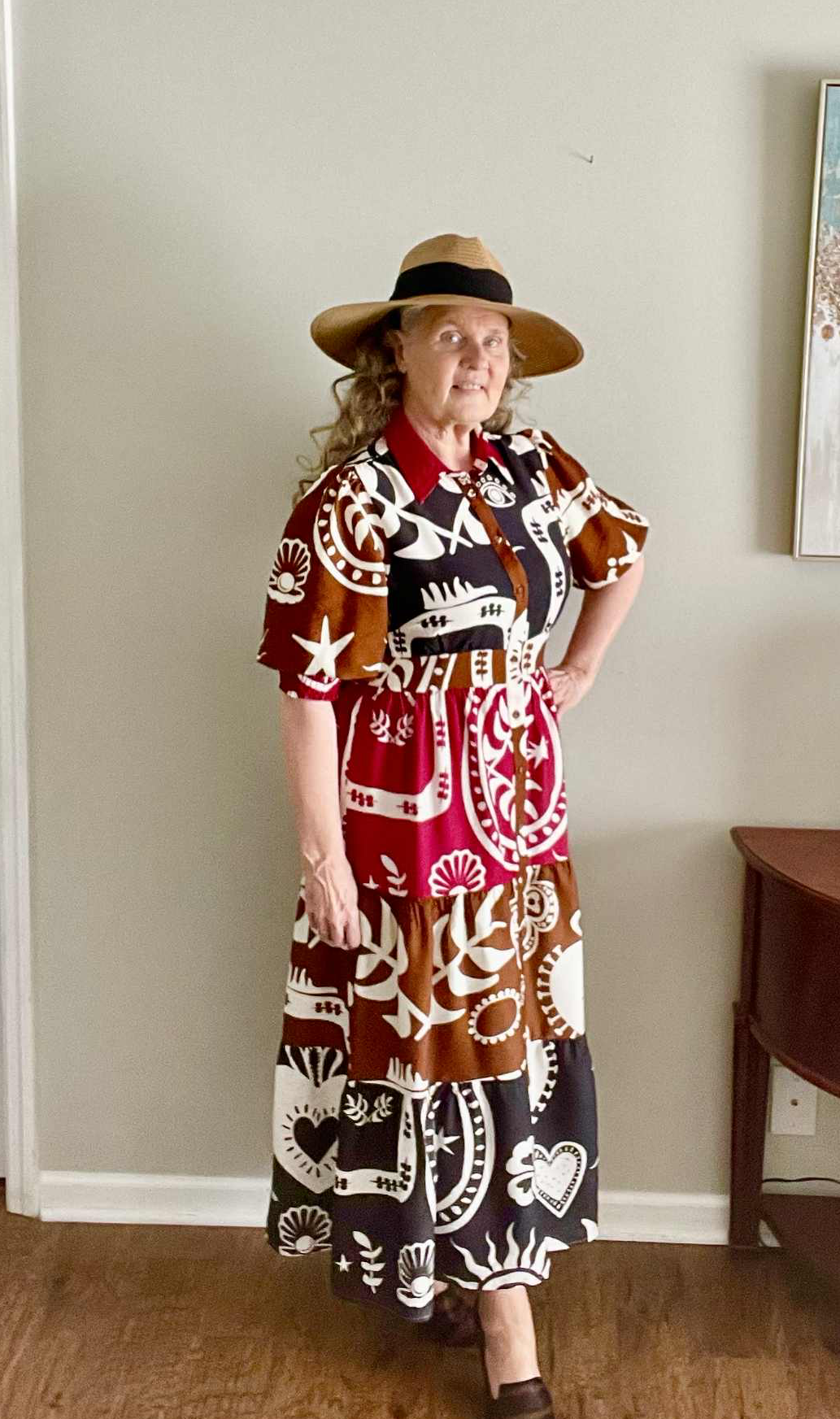 “Sienna" Print Dress: S-M- Final Sale!  Cannot Be Returned!