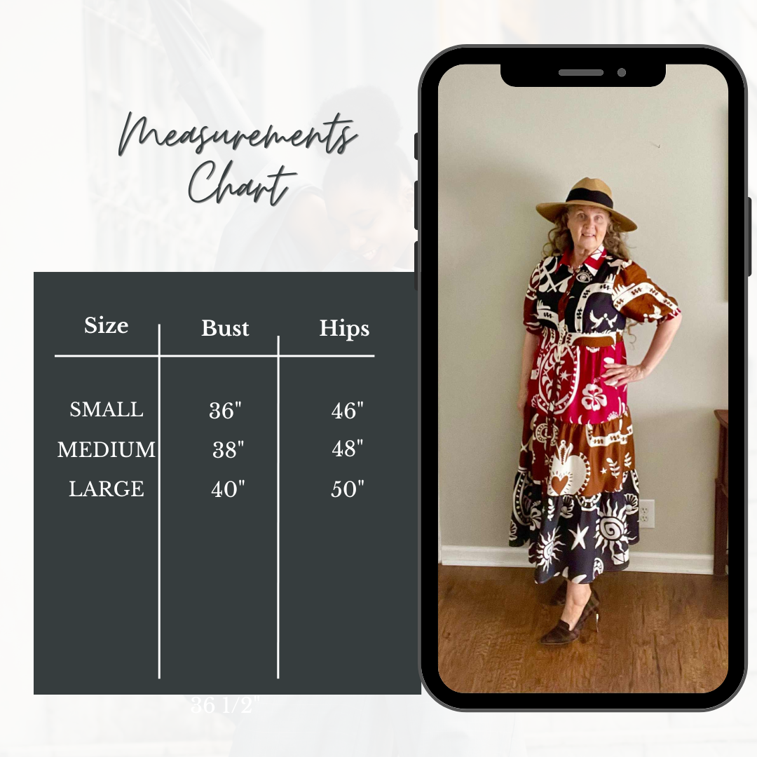 “Sienna" Print Dress: S-M