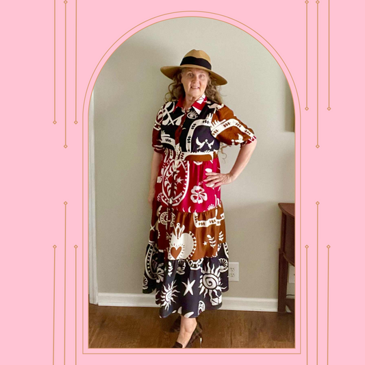 “Sienna" Print Dress: S-M