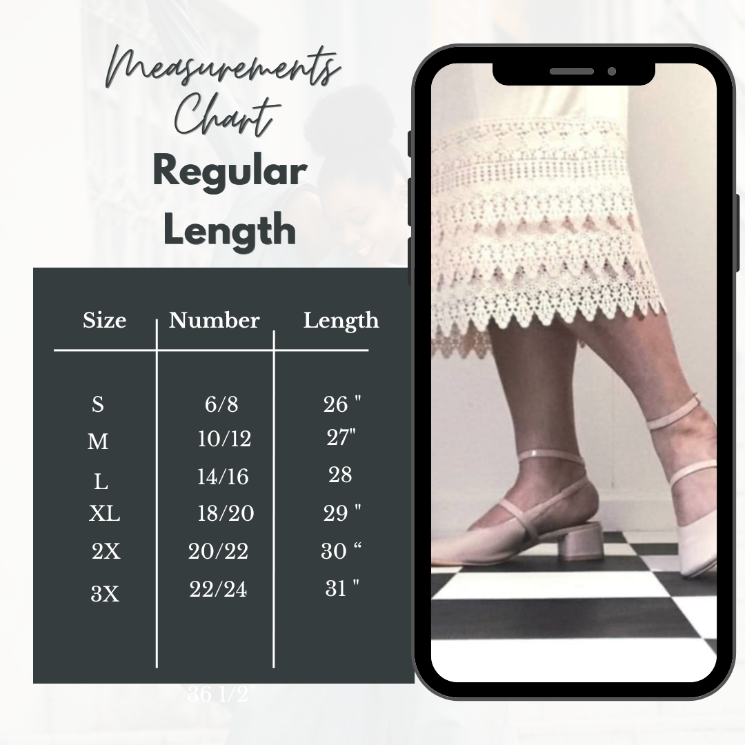 NEW! Ivory Skirt Extender