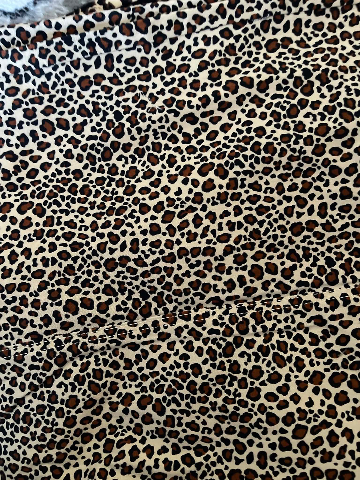 Leopard  #2 Jean Skirt: XS-S (Small print)  FINAL SALE! Cannot Be Returned!