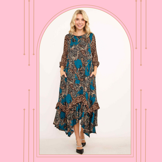 NEW!  "Tracy" Dress: S-3X  Arriving In Stock: 10/10