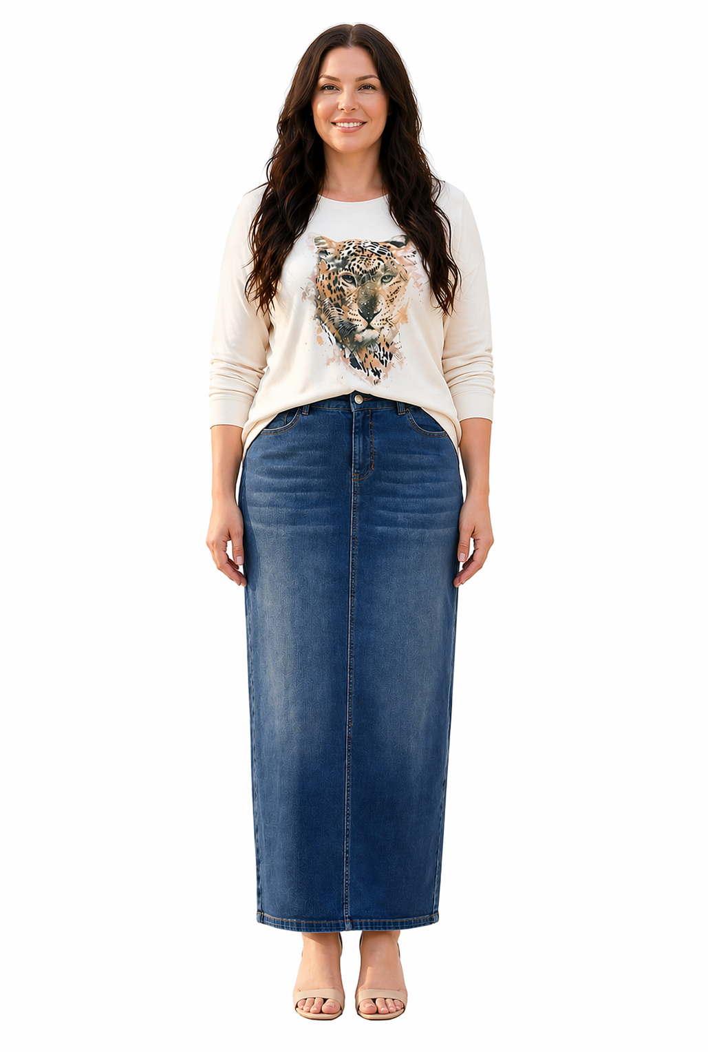 “Trudy” Indigo Wash (ELASTIC WAIST)   XS -5X. Arrives in Stock 5/30)