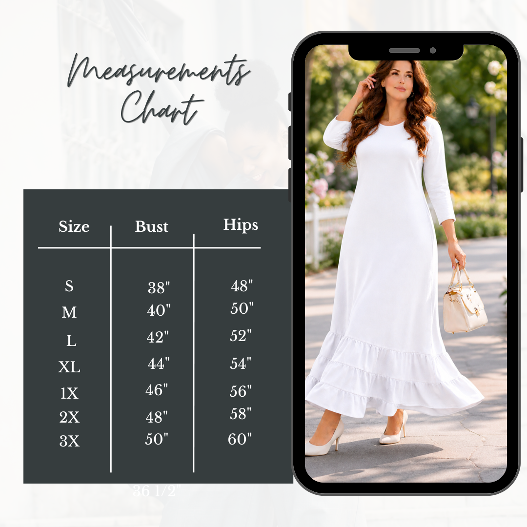NEW! White Layering Dress: S-3X  Arriving in Stock: 5/16