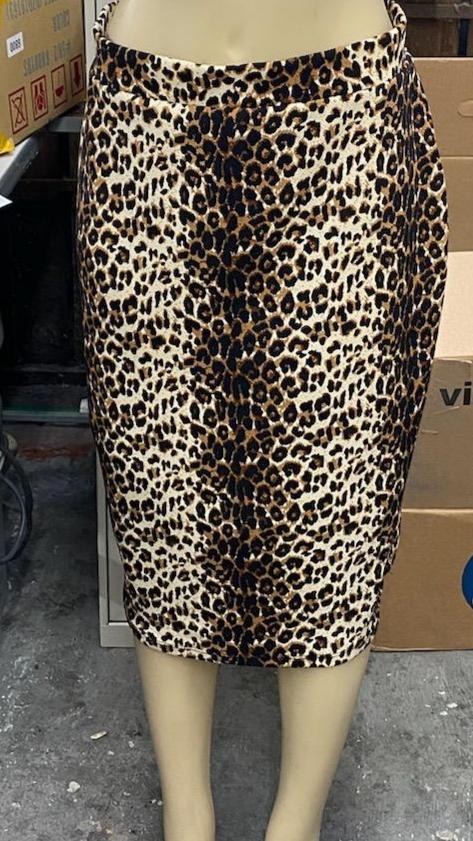 NEW LEOPARD SKIRT: M-XL