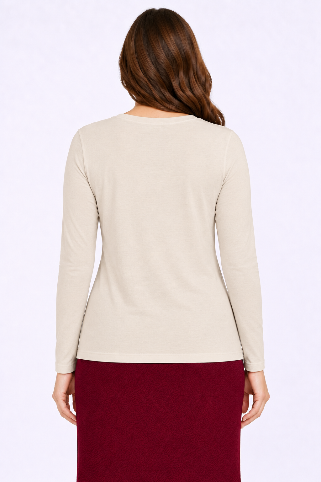 NEW! Beige "Basic T"  S-3X