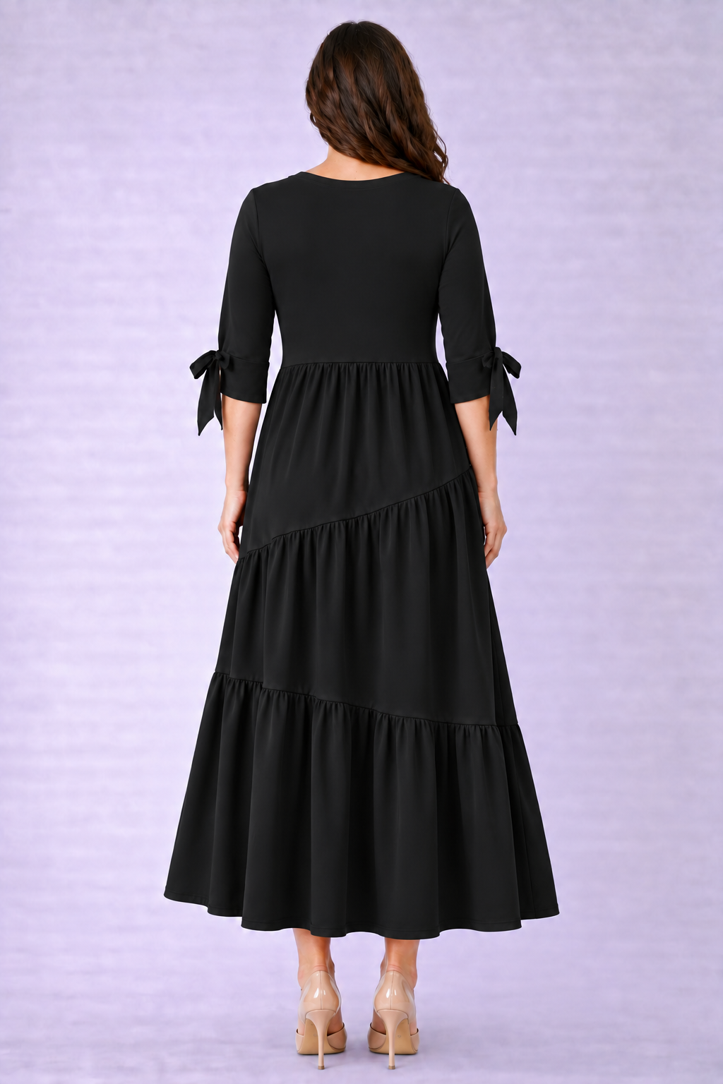 New! "Charity"  Black (Layering) Dress: S-3X