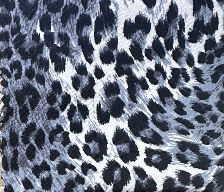NEW! Blue Leopard Print Skirt: S-3X  Arriving In Stock: 9/18