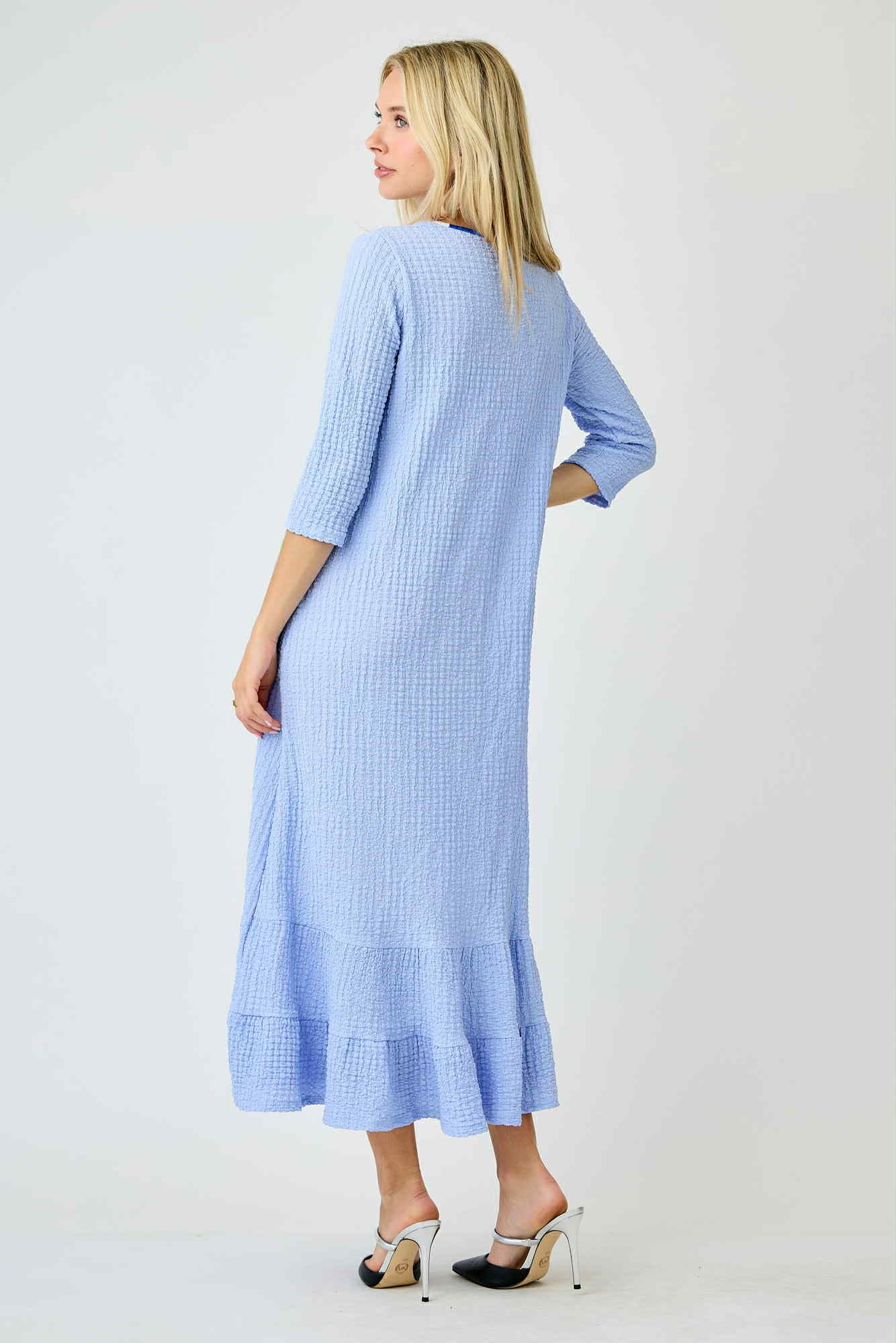 New!  "Nicole"  Blue Dress: S-3X Arriving In Stock: 10/10