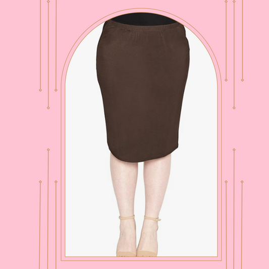 Brown  28" Skirt S-3X