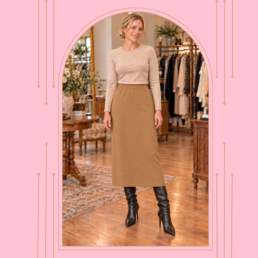 Khaki Skirt: Small  ( FINAL SALE! Cannot Be Returned!)