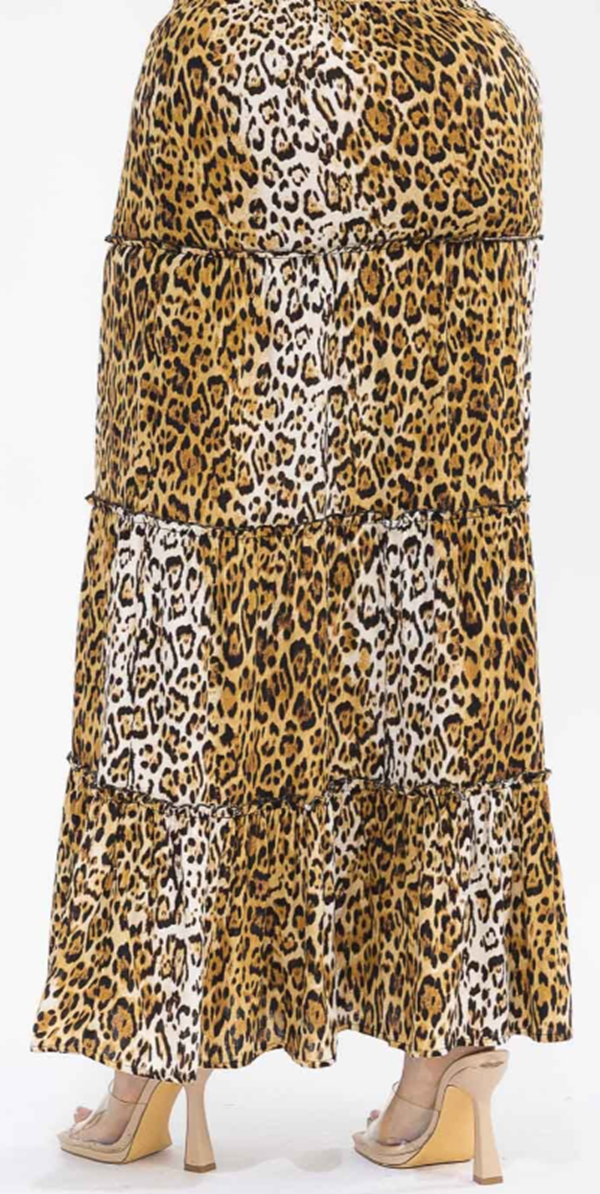 NEW! Leopard Maxi Skirt: S-L