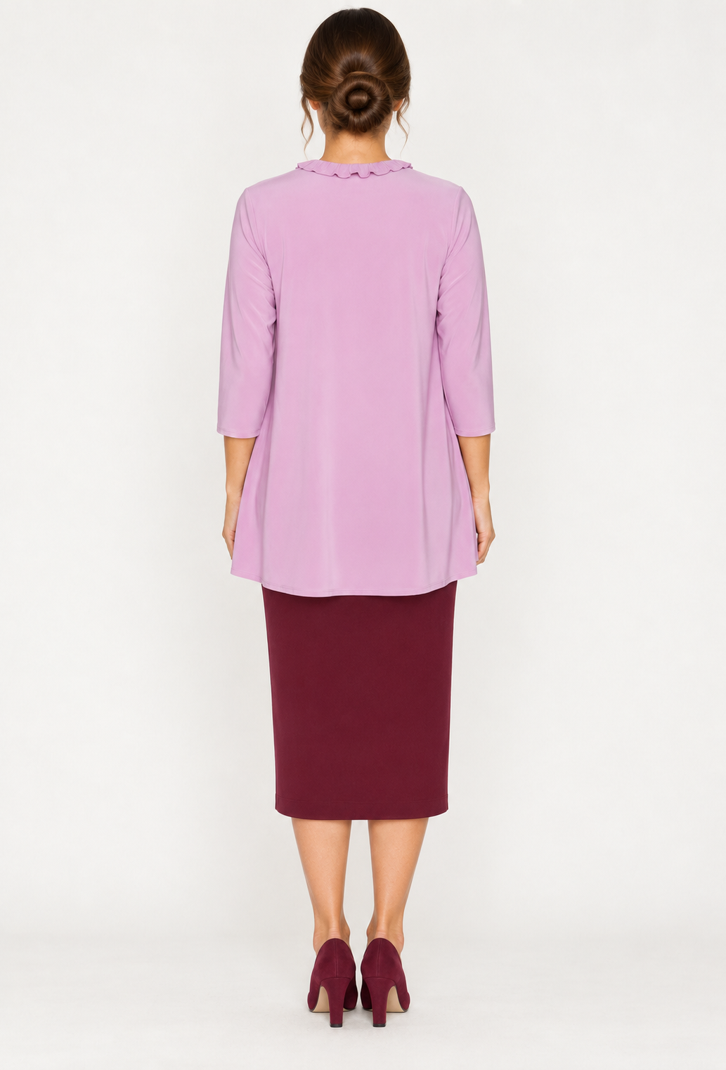 NEW! Mauve High/Low Top: S-3X