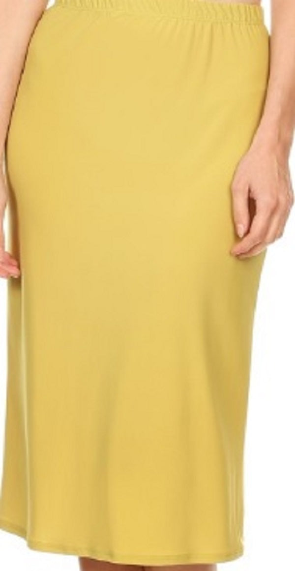 Mustard/Gold  28” Skirt 3X  FINAL SALE! Cannot BE Returned!