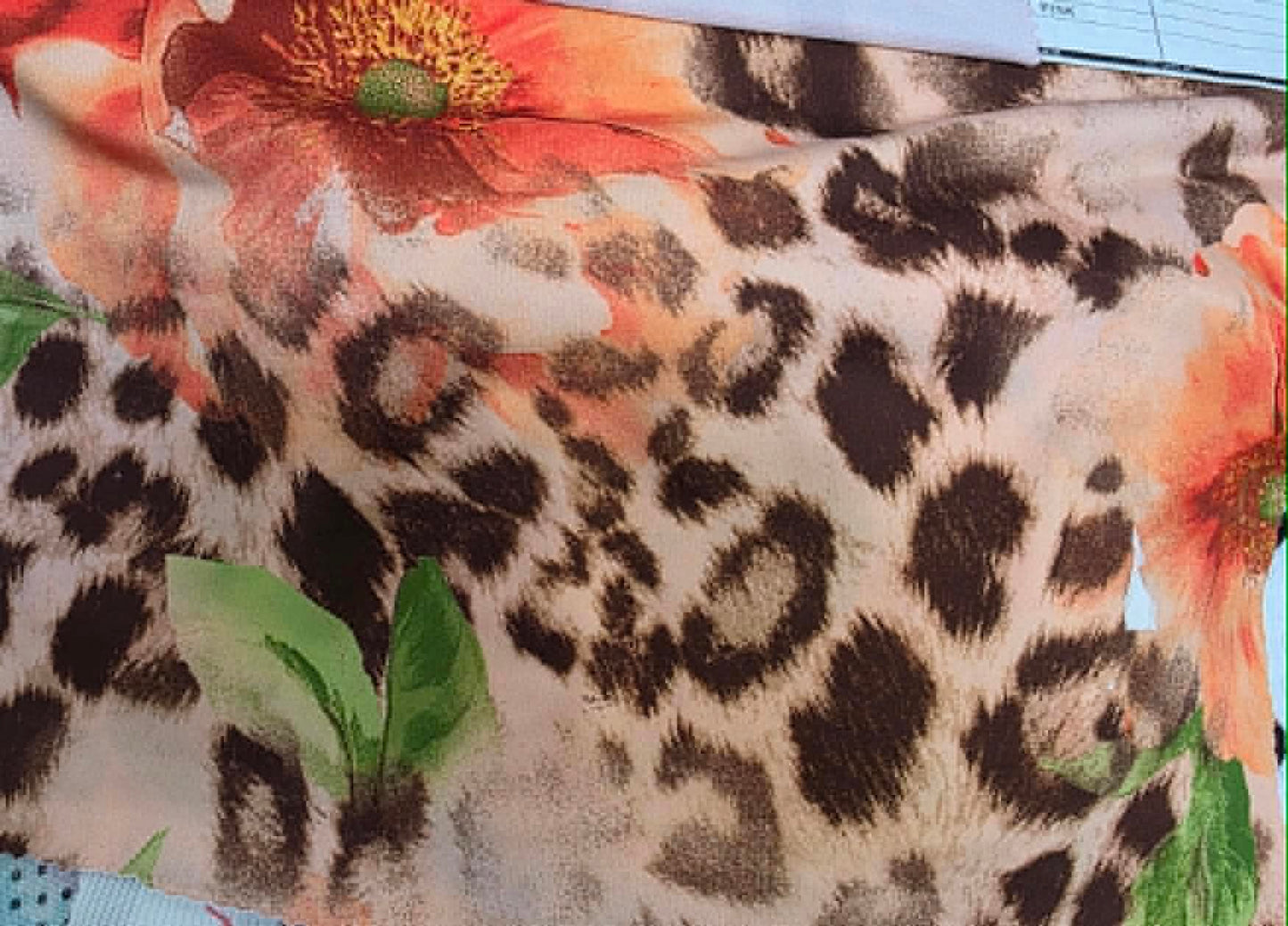 Pre-ORDER: NEW! "Camilla" Leopard/Floral Print Bow Dress: S-3X (Arriving In Stock: Mid to Late July)