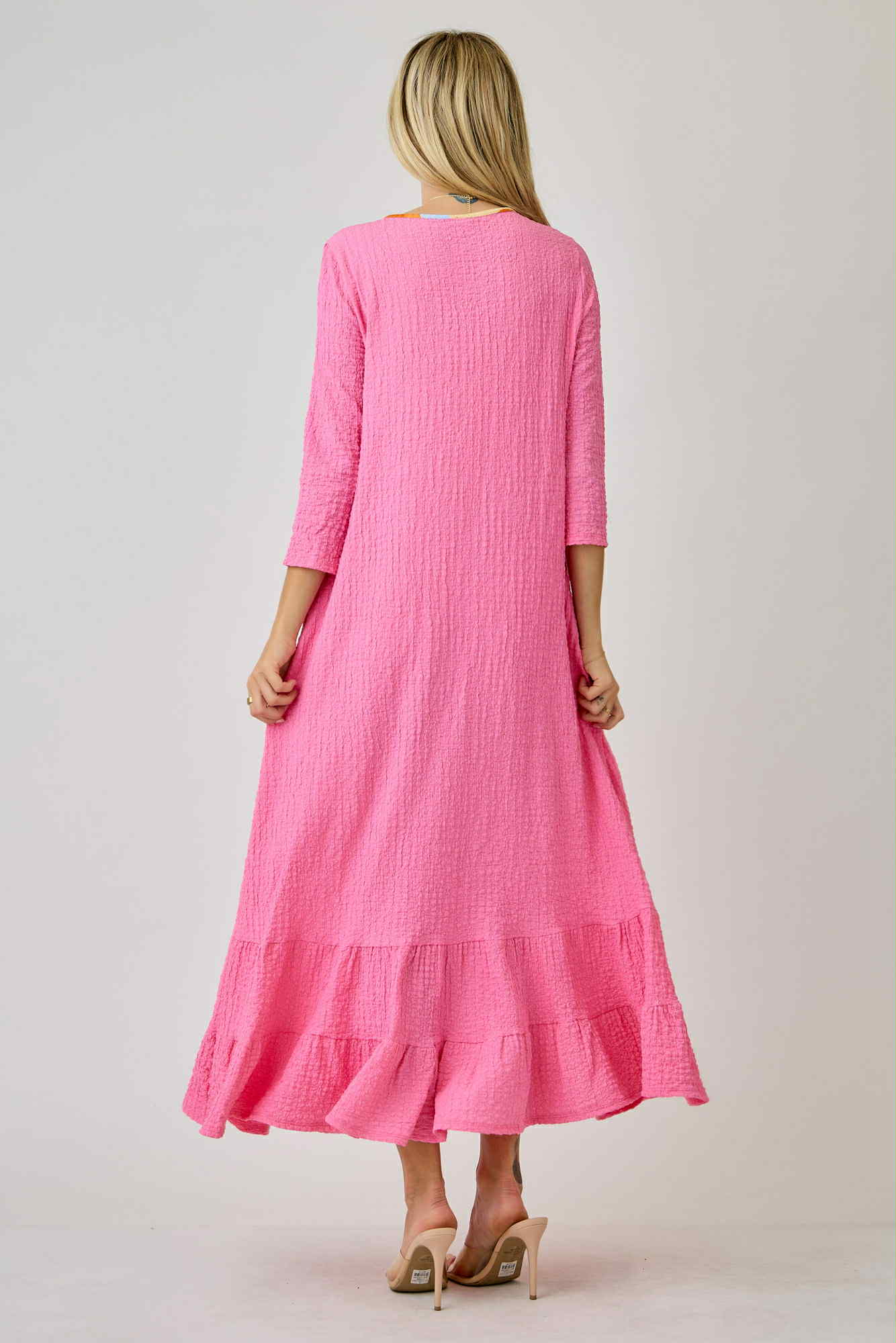 New!  "Lily" Pink Dress:  S-3X Arriving In Stock: 10/10