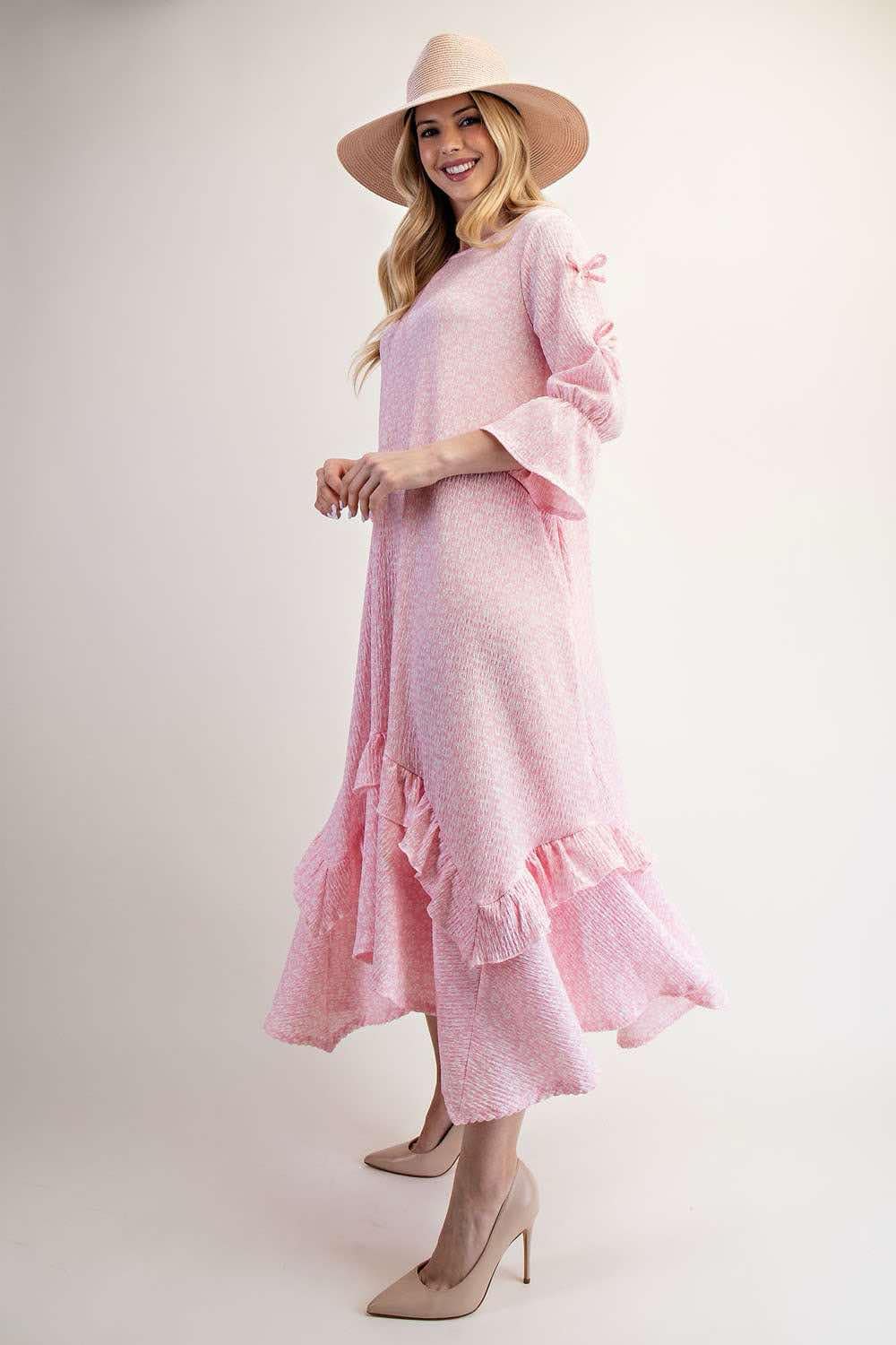 NEW!  Pre-Order: Soft Pink Print : S-3X  Arriving in stock: 5/15