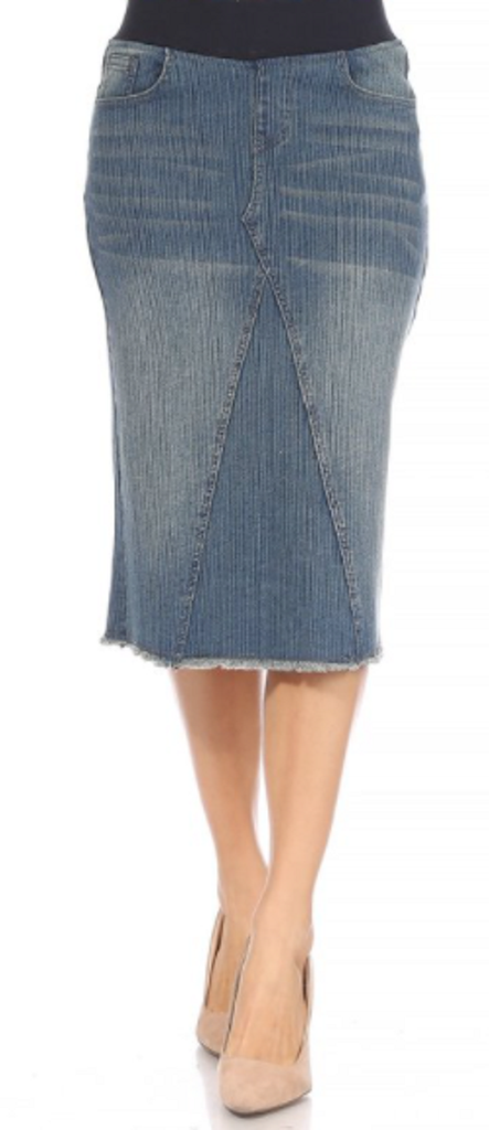 Denim Skirts: XS-5X – Rene's Creations Boutique