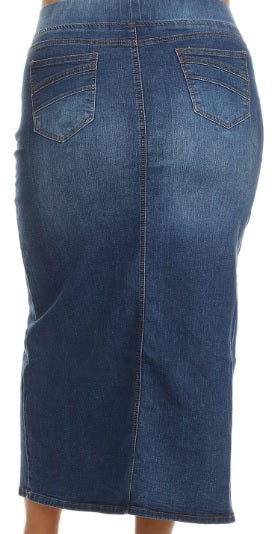 “Trudy” Indigo Wash #241 XS -5X