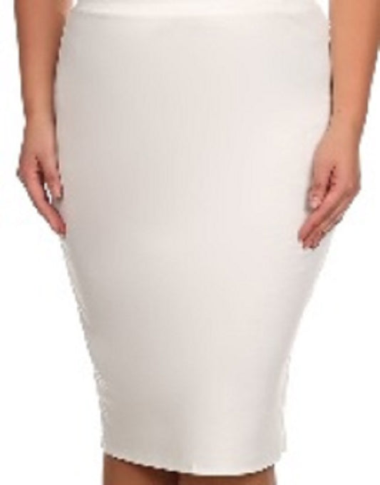 White 28” Skirt. S-5X