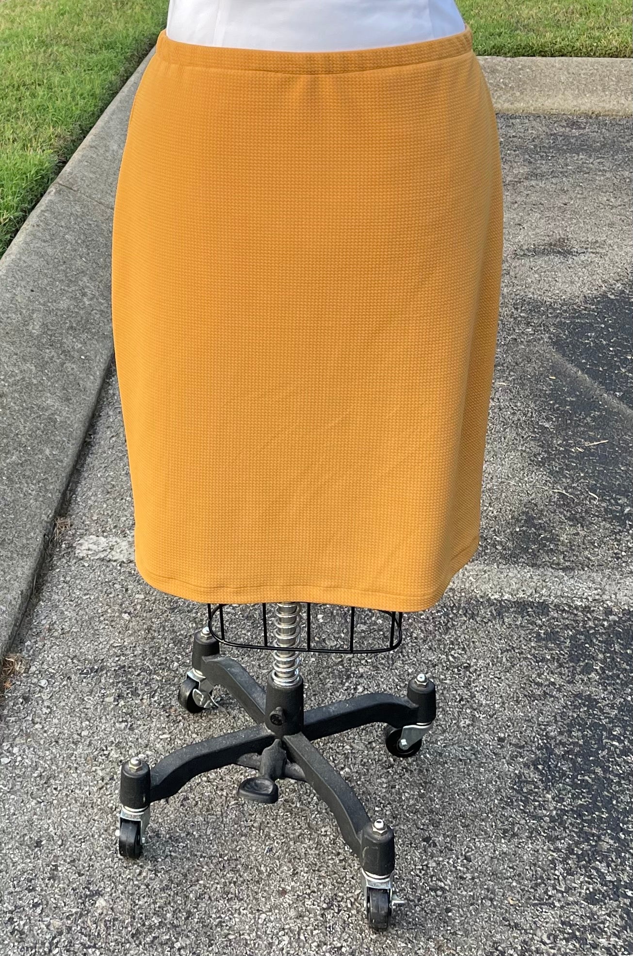 Mustard/Gold  28” Skirt 3X  FINAL SALE! Cannot BE Returned!